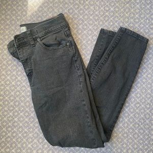 Madewell 29 Gray/Black Jeans High Riser Skinny Skinny
